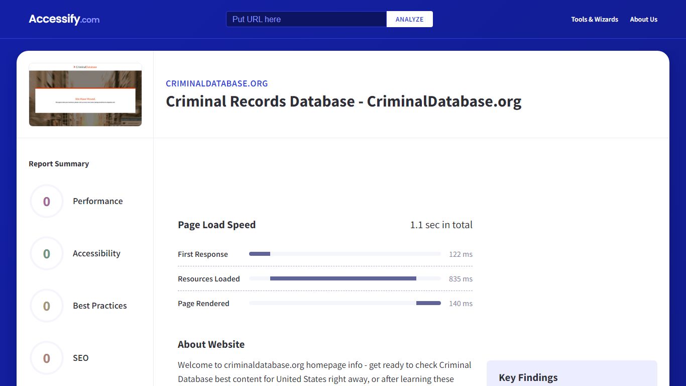 Access criminaldatabase.org. Criminal Records Database ...
